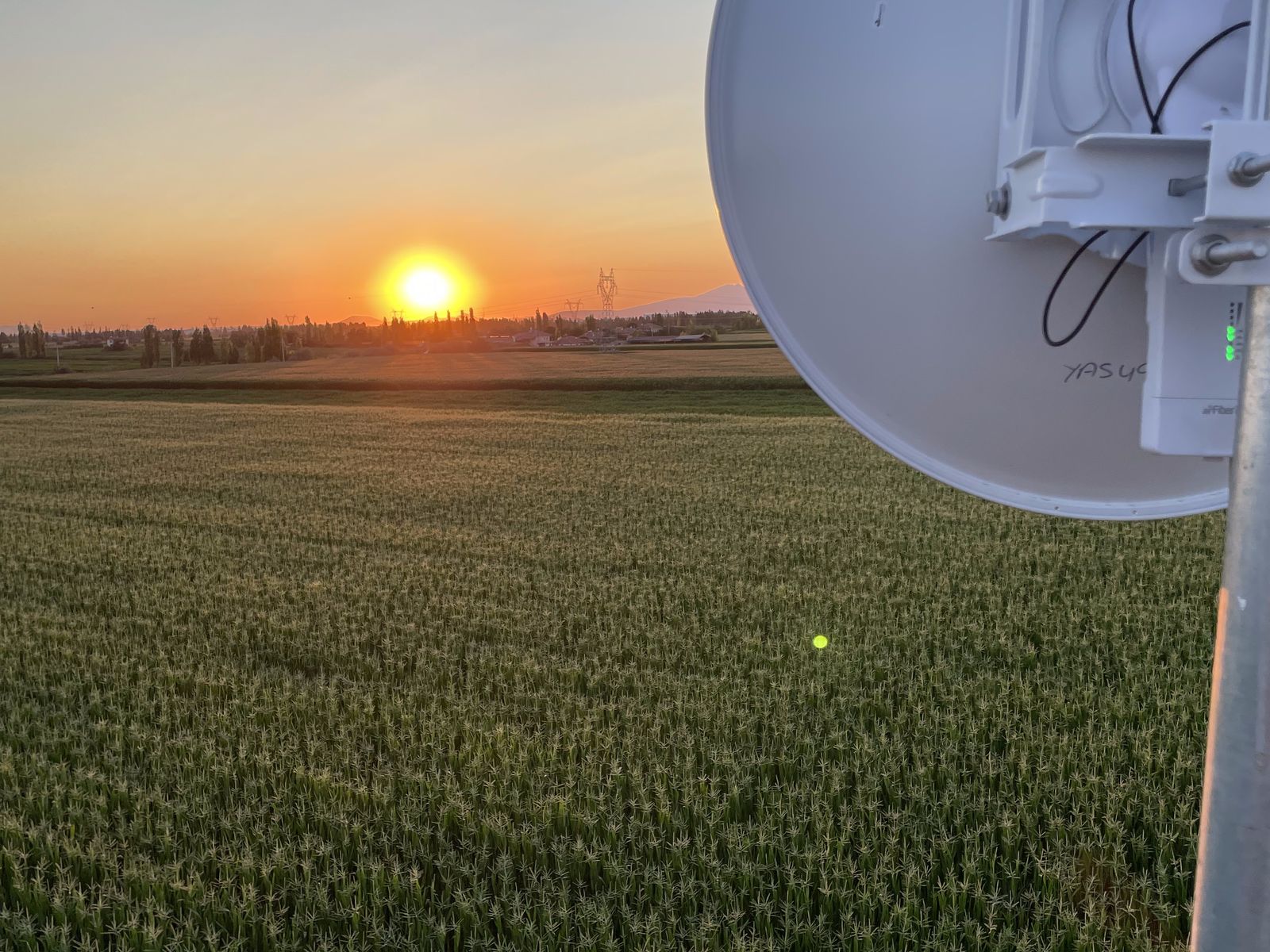 Sulama sahasında RF telemetri linki